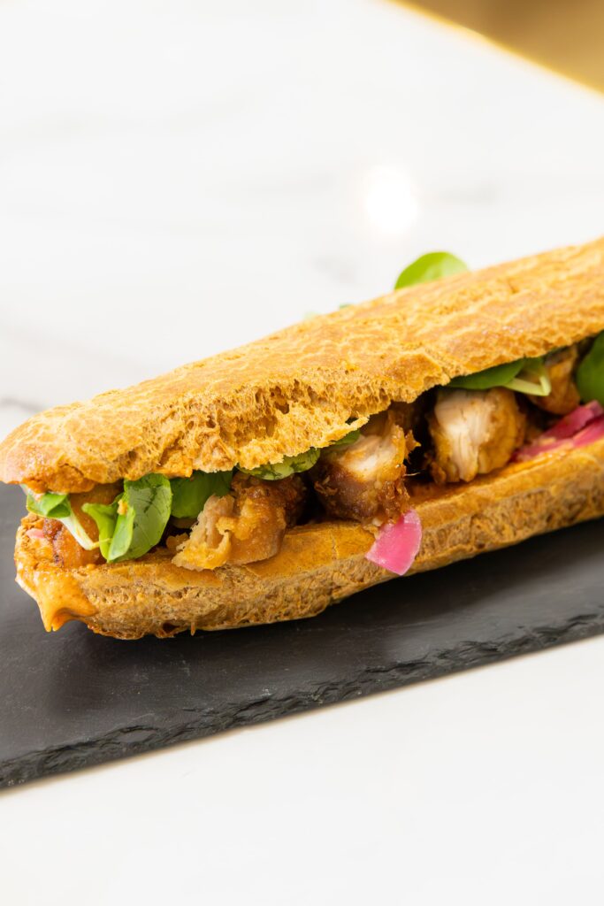 Choux salé au poulet chez Mr Pâte à Choux à Narbonne