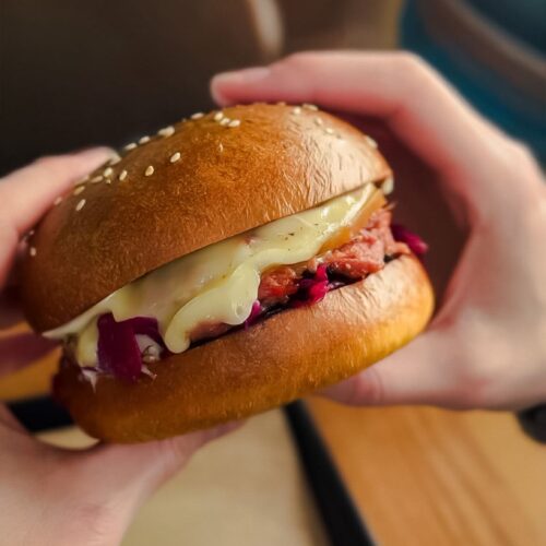 Burger du moment du restaurant Les Epicuriens à Dole