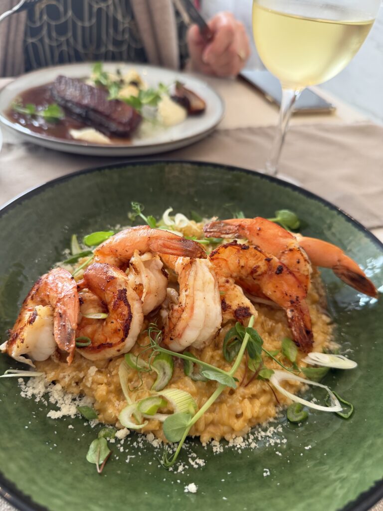 risotto aux gambas chez le p'tit Lu à Nancy