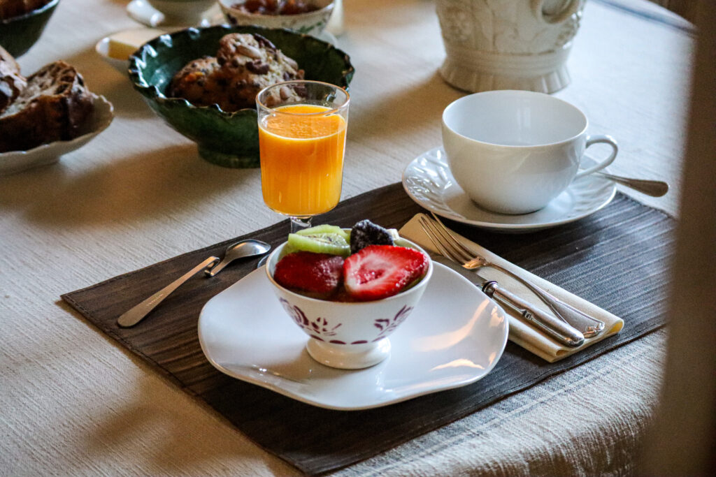Le Logis Saint-leonard petit-déjeuner