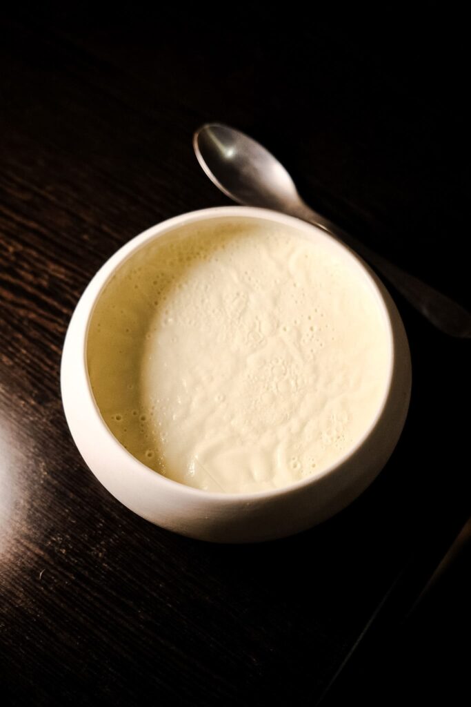 Panacotta dessert à la carte chez Il San Nicola à Besançon