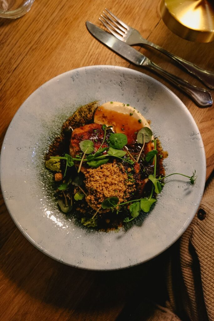 Plat de ris de veau au restaurant Le Cercle à Besançon