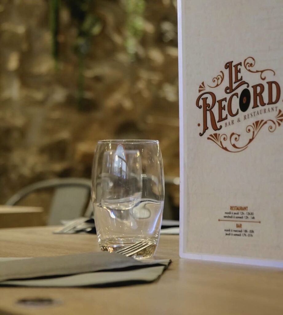 Menu du restaurant le Record à Besançon