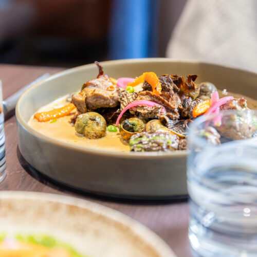 L'agneau morille escargots au Mas Mon Faré à Argelès-sur-Mer