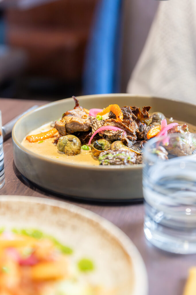 L'agneau morille escargots au Mas Mon Faré à Argelès-sur-Mer