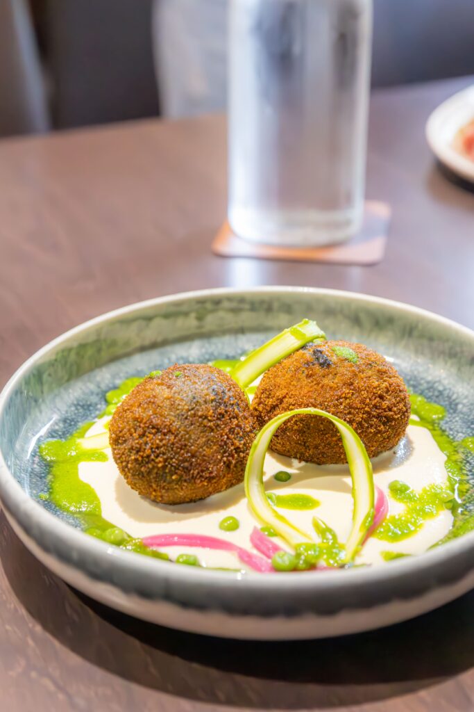 Les cromesqui de seiche au Mas Mon Faré à Argelès-sur-Mer