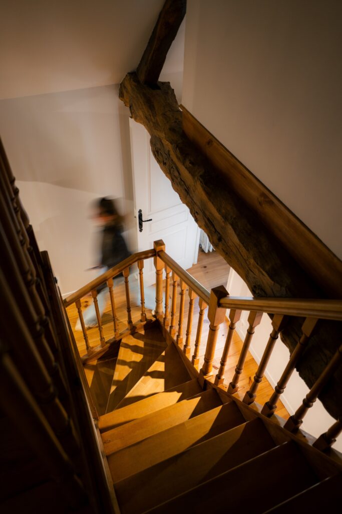 Escalier du Gîte de Quinfromel