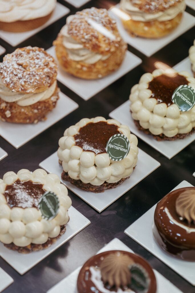 Les pâtisseries de l'Atelier des Epicuriens près d'Angers