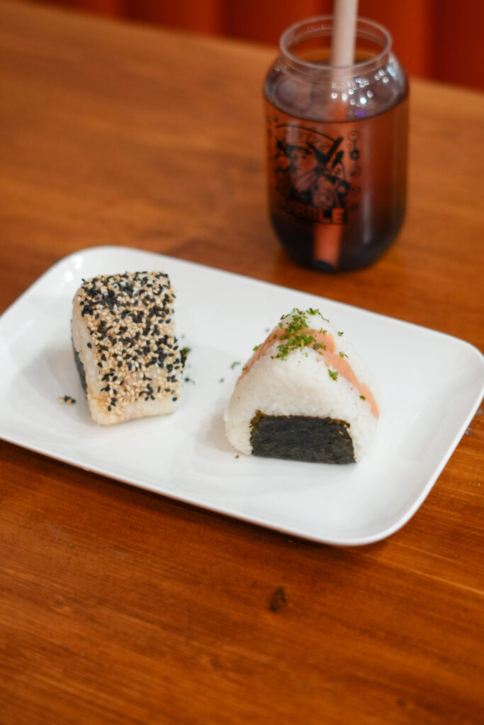 Des onigiris chez Bubble Manga au Havre