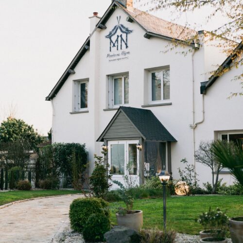 Extérieur du restaurant Maison Nipa à Le Mans