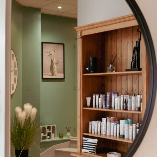 La boutique de l'institut Au Coeur des Soins à Angers