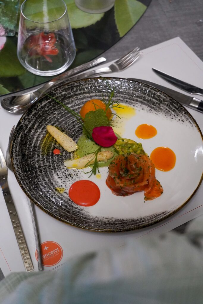 Entrée au saumon au Lancelot à Chilleurs aux Bois