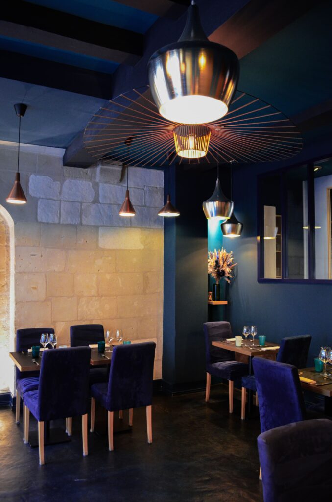 La salle du restaurant Les Bartavelles à Tours