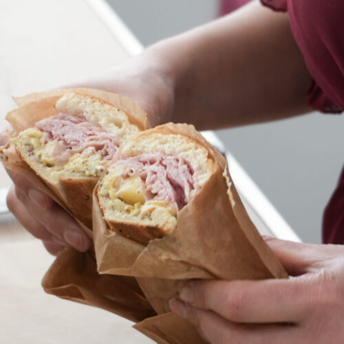 Un sandwich du restaurant Les Frangines au Havre