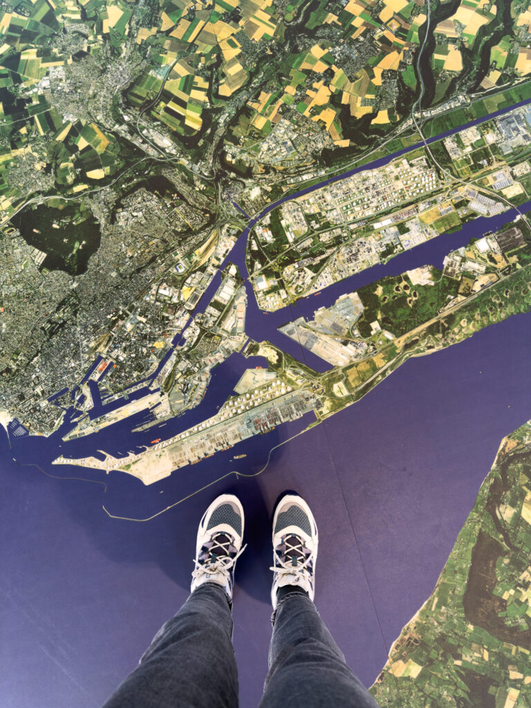 Une carte du LH Port Center au Havre