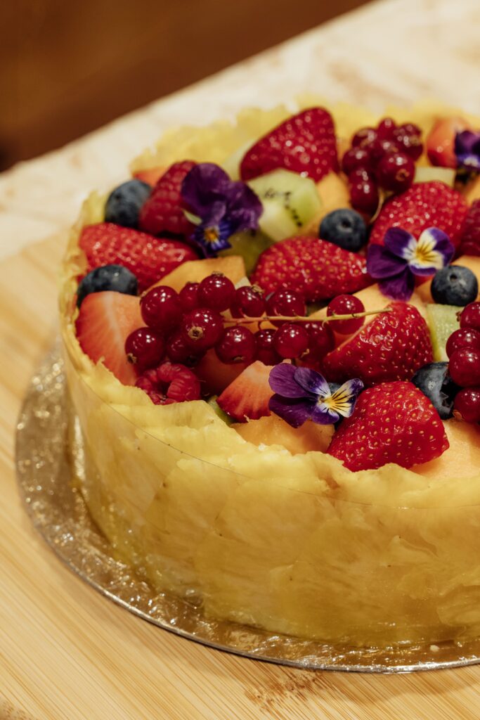 Maison Ciboulette propose des créations fait main comme cette salade de fruits revisité