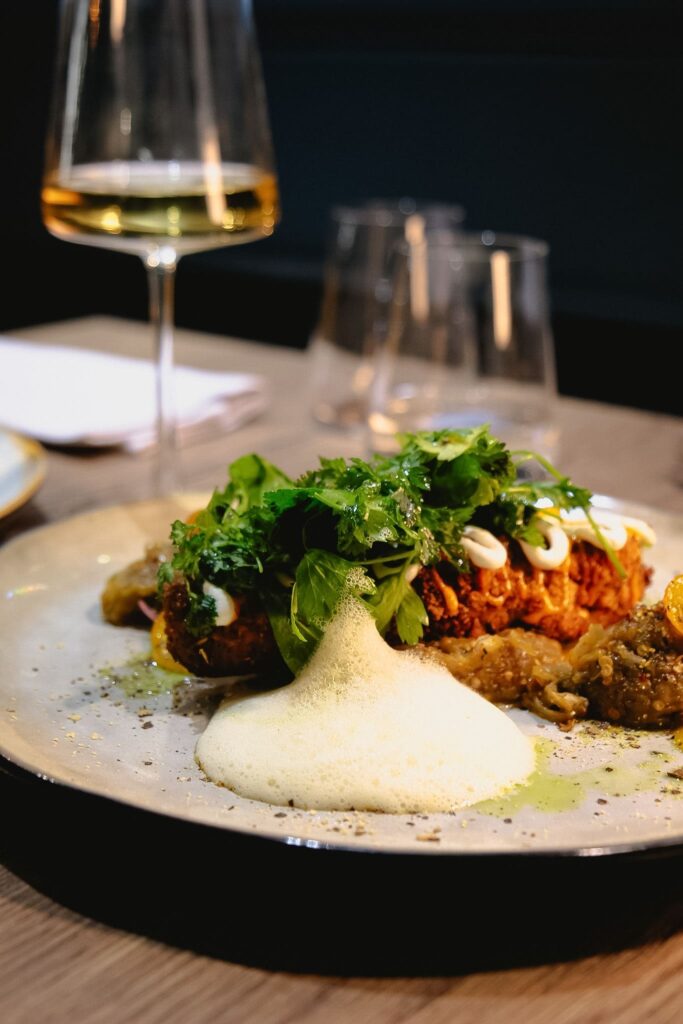Plat végétarien à la carte au restaurant Pourquoi Pas à Pontarlier