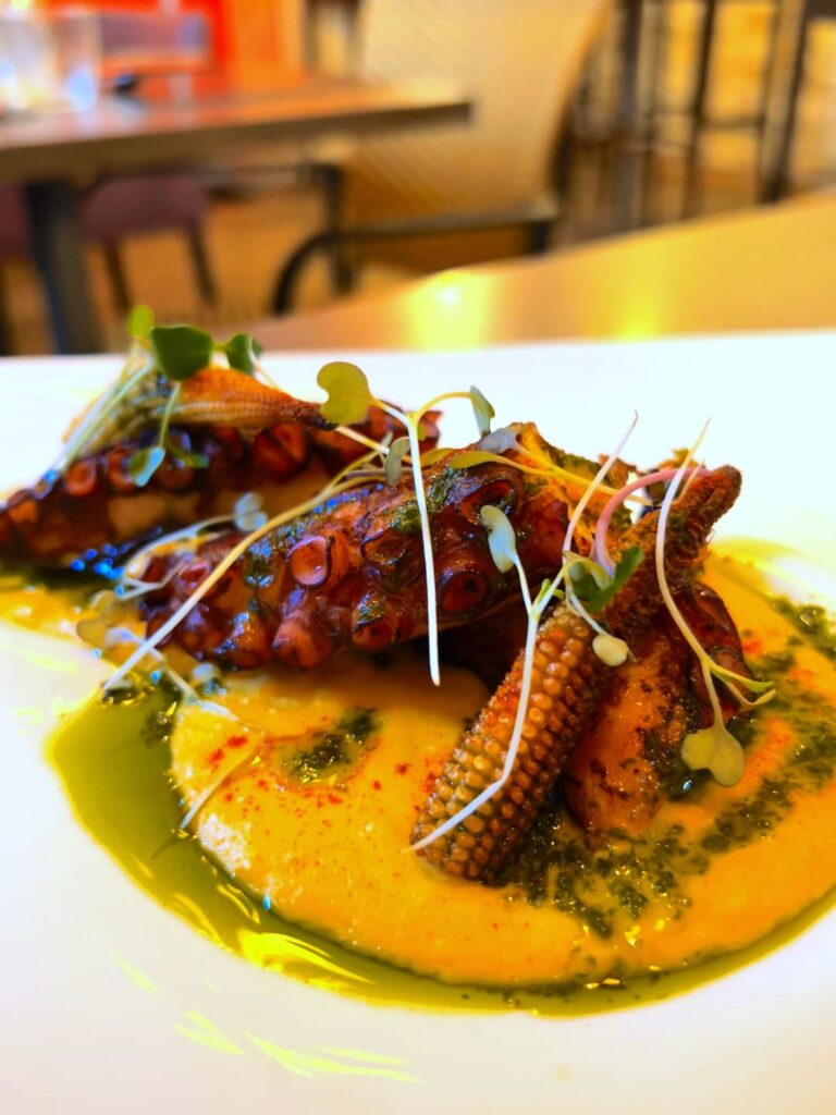 Plat du restaurant Le Bellifontain, cuisine gastronomique