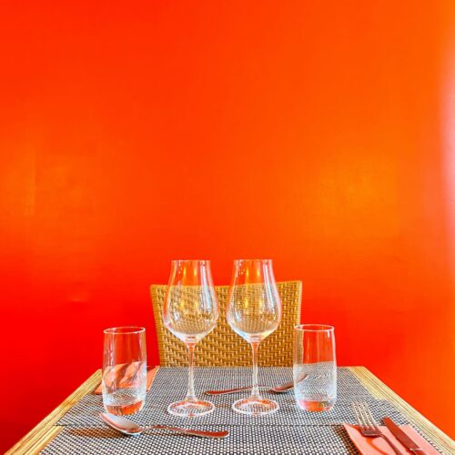 Table du restaurant Le Bellifontain, cuisine gastronomique
