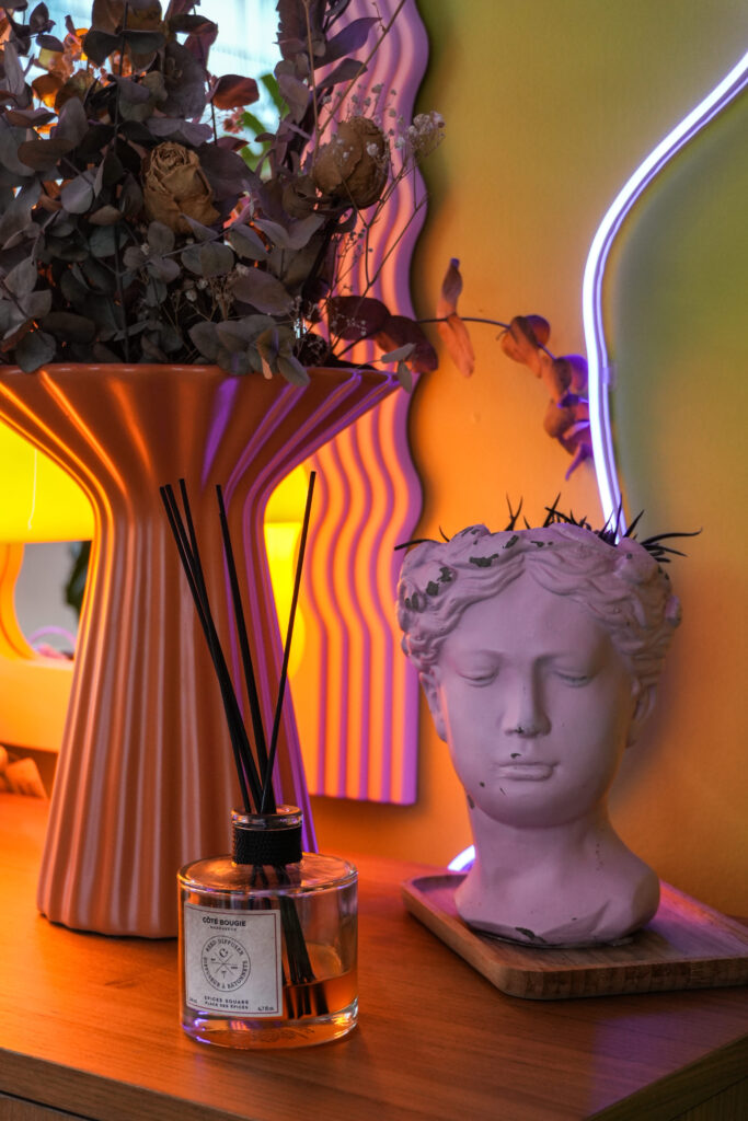 Une lampe du salon Raphaelle au Havre