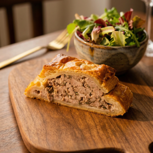 Le pâté lorrain fait maison du Hibou Saint Michel