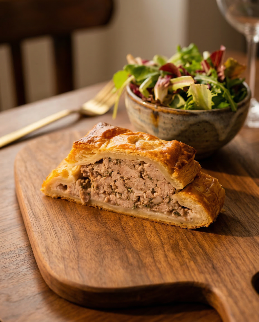 Le pâté lorrain fait maison du Hibou Saint Michel