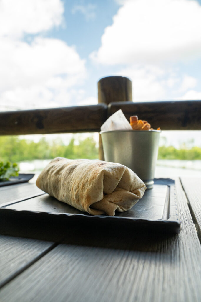 Votre repas face à une vue superbe