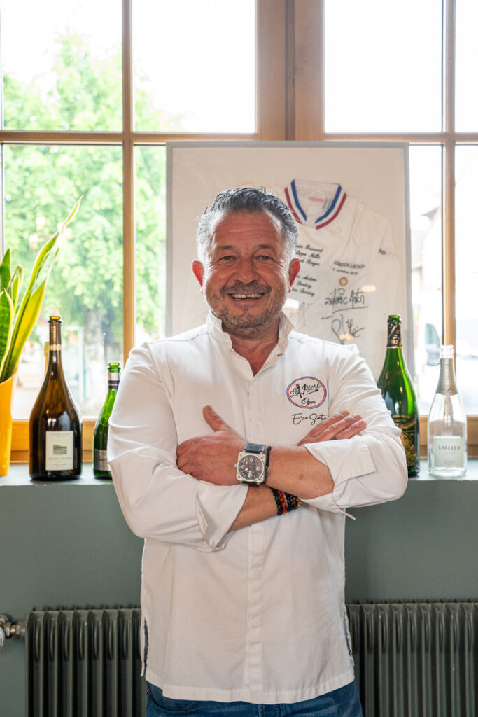 Eric Sontag, ancien chef pâtissier des Crayères, a ouvert son restaurant La Récré à Oger