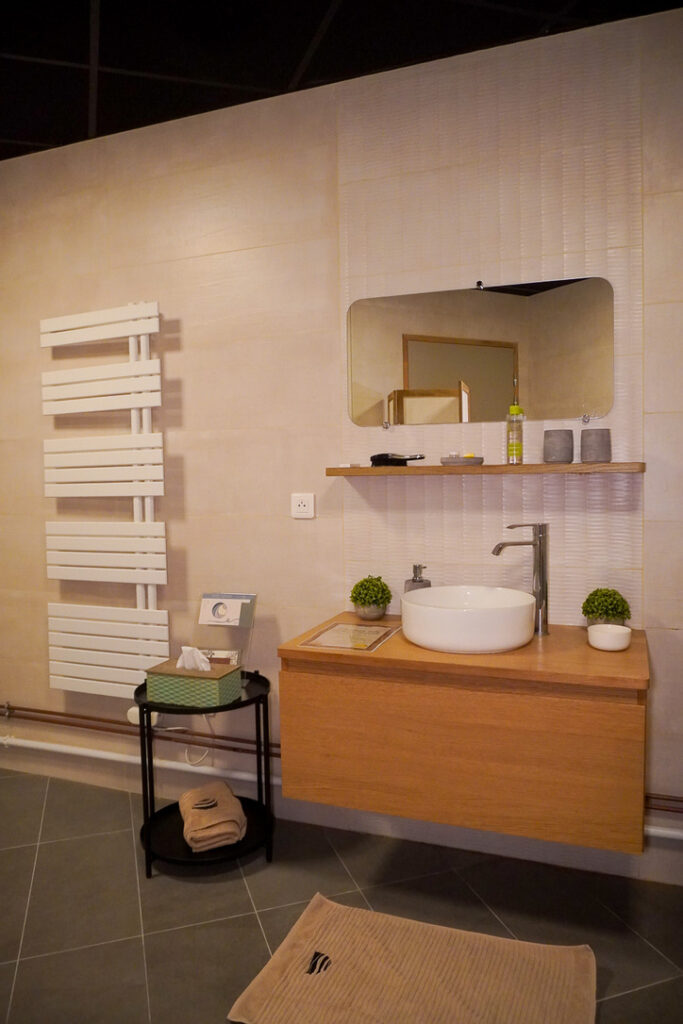 Salle de bain du bassin de flottaison