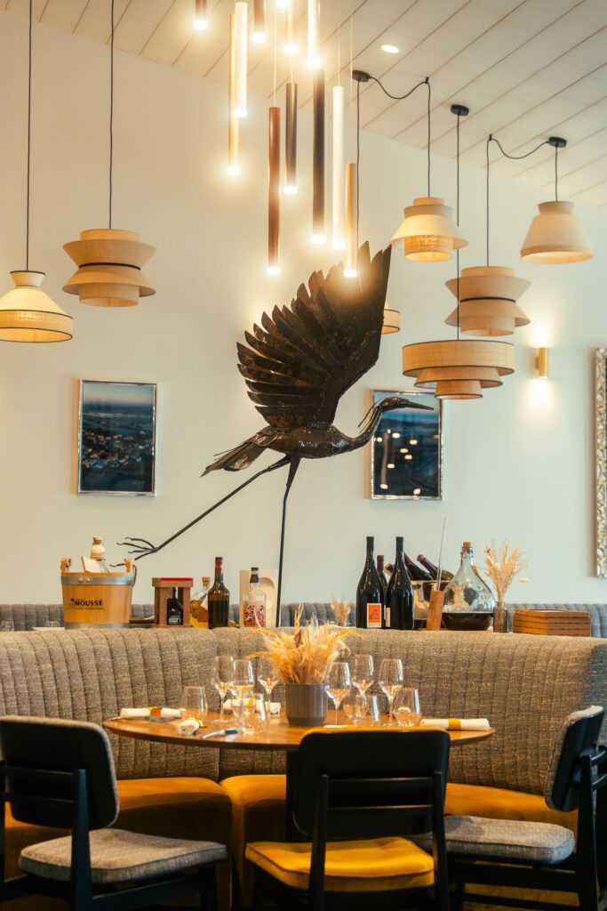 Les Clayères restaurant semi gastronomique à la Guitière