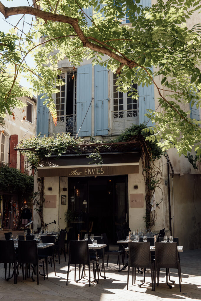 La terrasse du restaurant Aux Envies