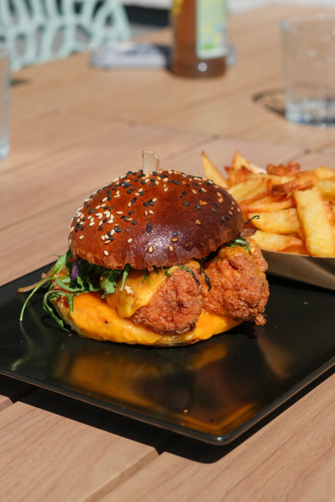 Un burger du restaurant Bibous Burgers au Havre