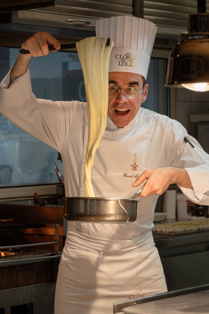 Le chef Franck Séguret du Clos des Lys à Perpignan