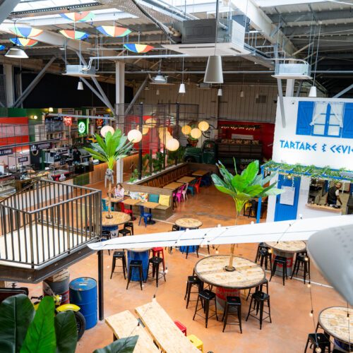Intérieur du Dock 7 à Brest
