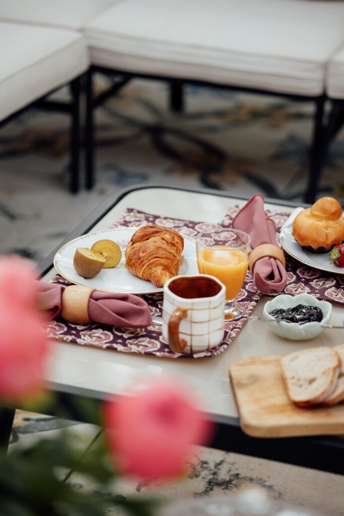 Le petit déjeuner du Mas de la Vernède