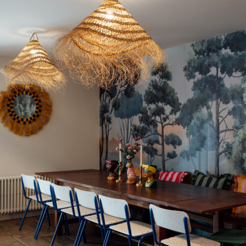 La table à manger familiale du Mas de la Vernède