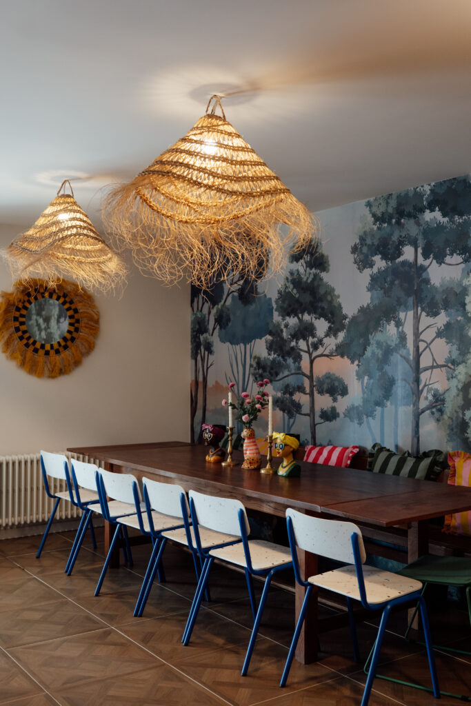 La table à manger familiale du Mas de la Vernède