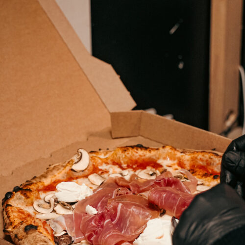 L'italien de M Pizza situé à Bretteville sur odon