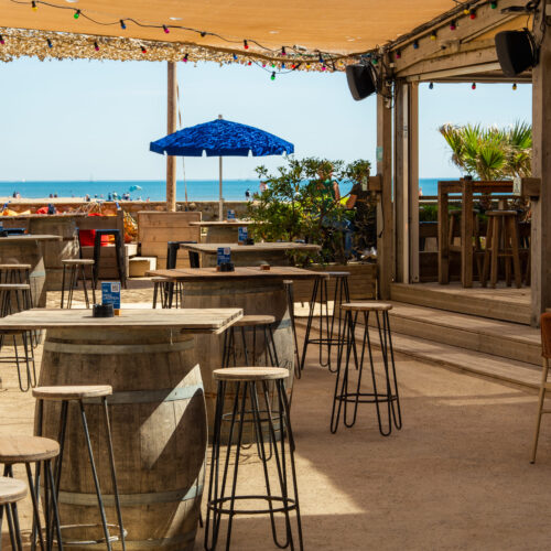 La terrasse du Paparazzo à Gruissan