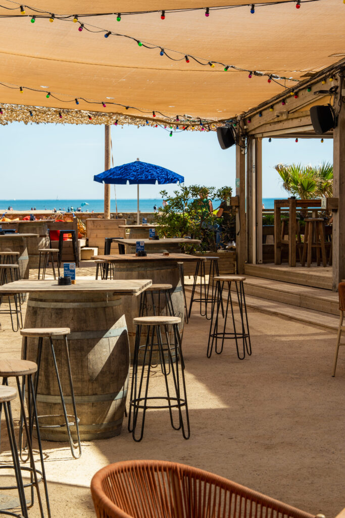 La terrasse du Paparazzo à Gruissan