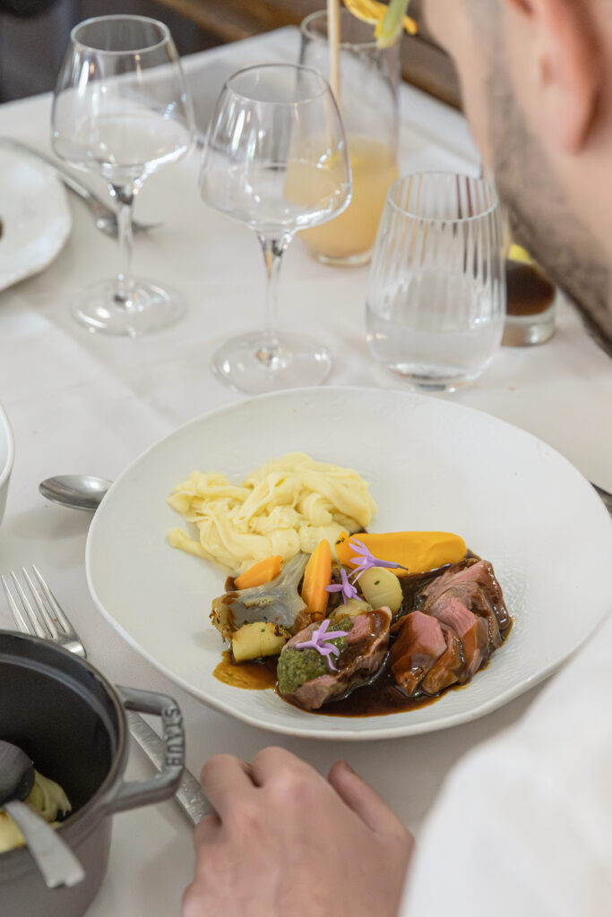 Aligot canard au Clos des Lys à Perpignan