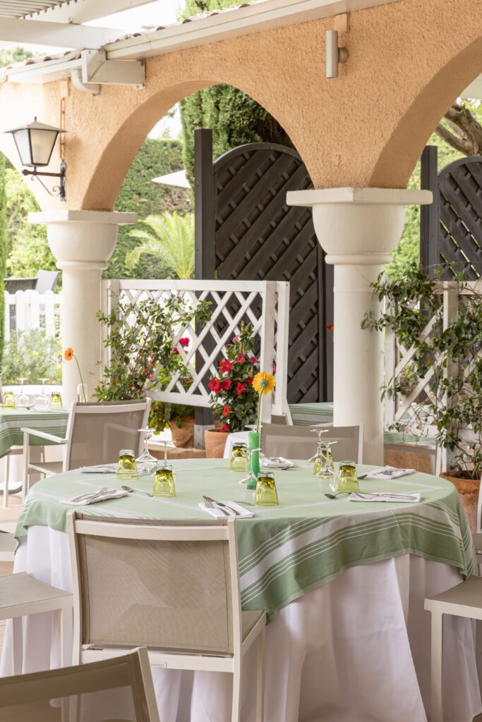 La terrasse du Clos des Lys à Perpignan
