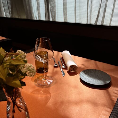 Table intérieur du restaurant Gavroche à Strasbourg