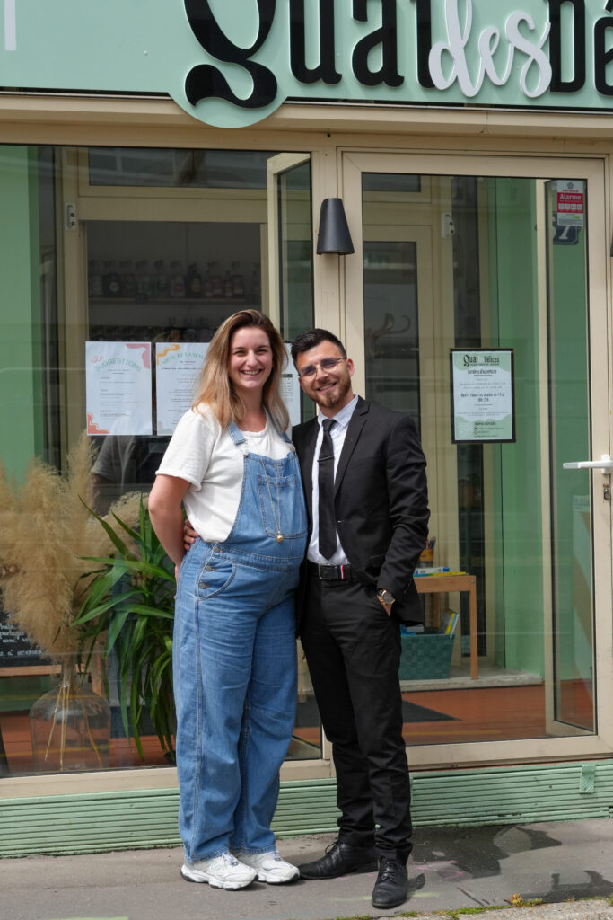 Anélie et Dylan du restaurant Quai des délices au Havre