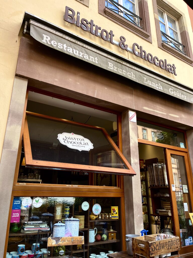 bistrot et chocolat-devanture