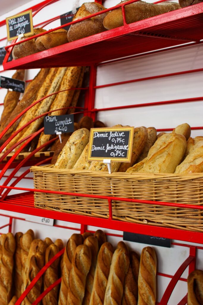 Pains de la boulangerie patisserie grude à Le Mans