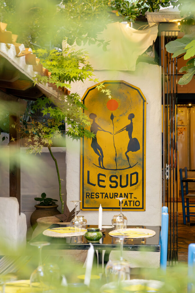 Le patio du restaurant Le Sud à Perpignan