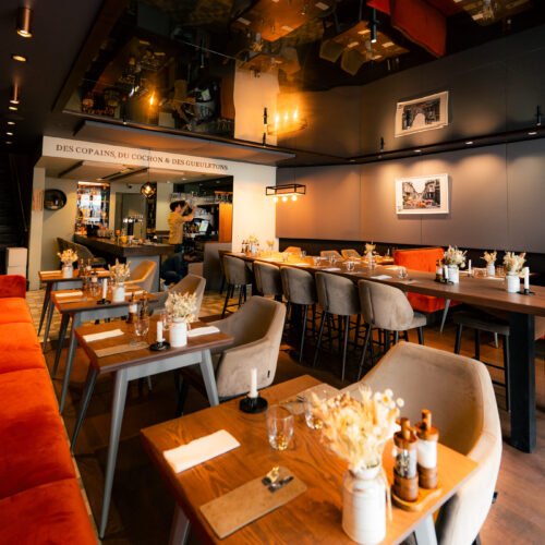 La déco de la salle du restaurant L'Auberge Renanaise à Saint-Renan