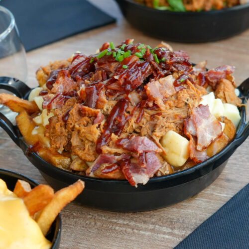 Une poutine du restaurant la Cabane Maltée au Havre