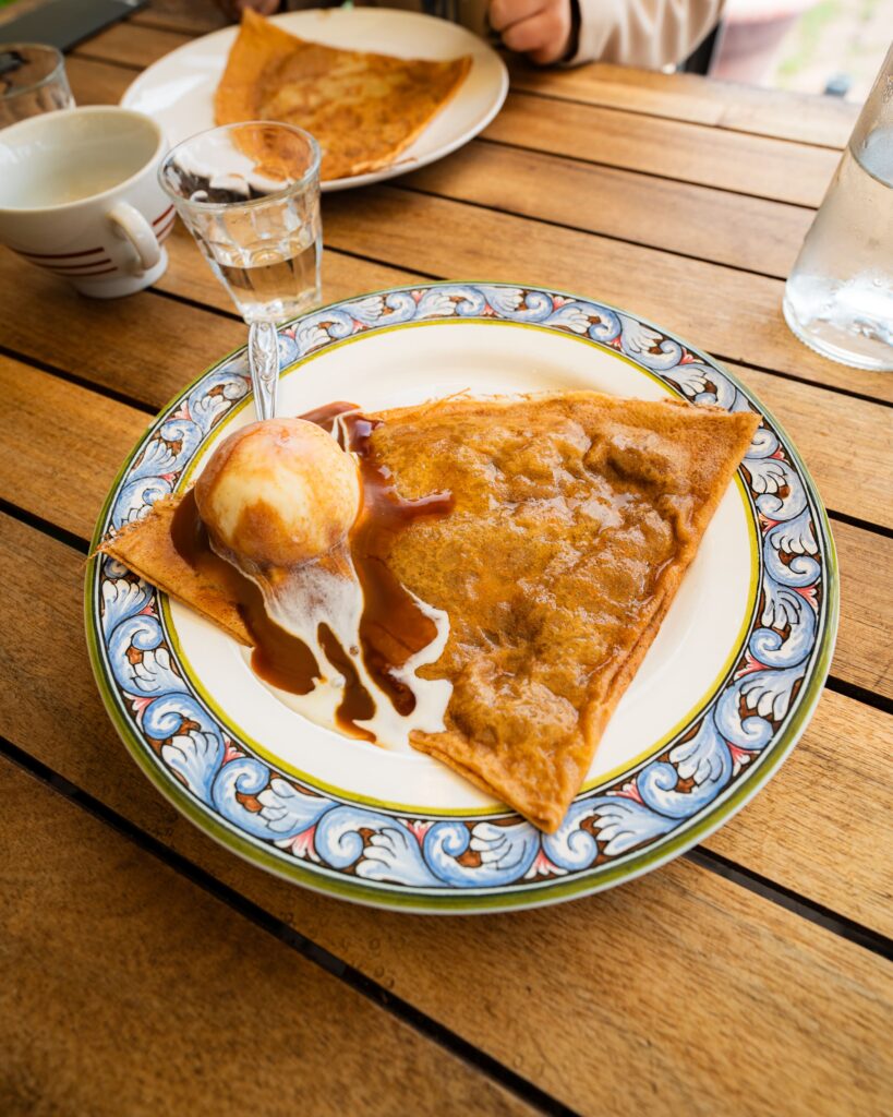 Crêpe du restaurant Ty Gwechall à Porspoder